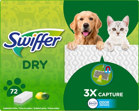 Swiffer Dry Pet Refill 3x72st